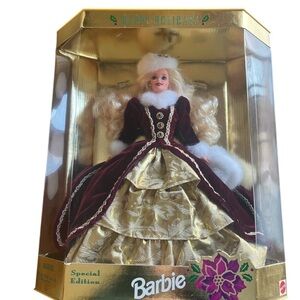 NIB Barbie Happy Holidays Special Edition Doll 1996